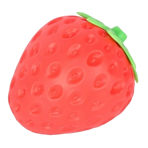 Jumbo strawberry squeeze toy