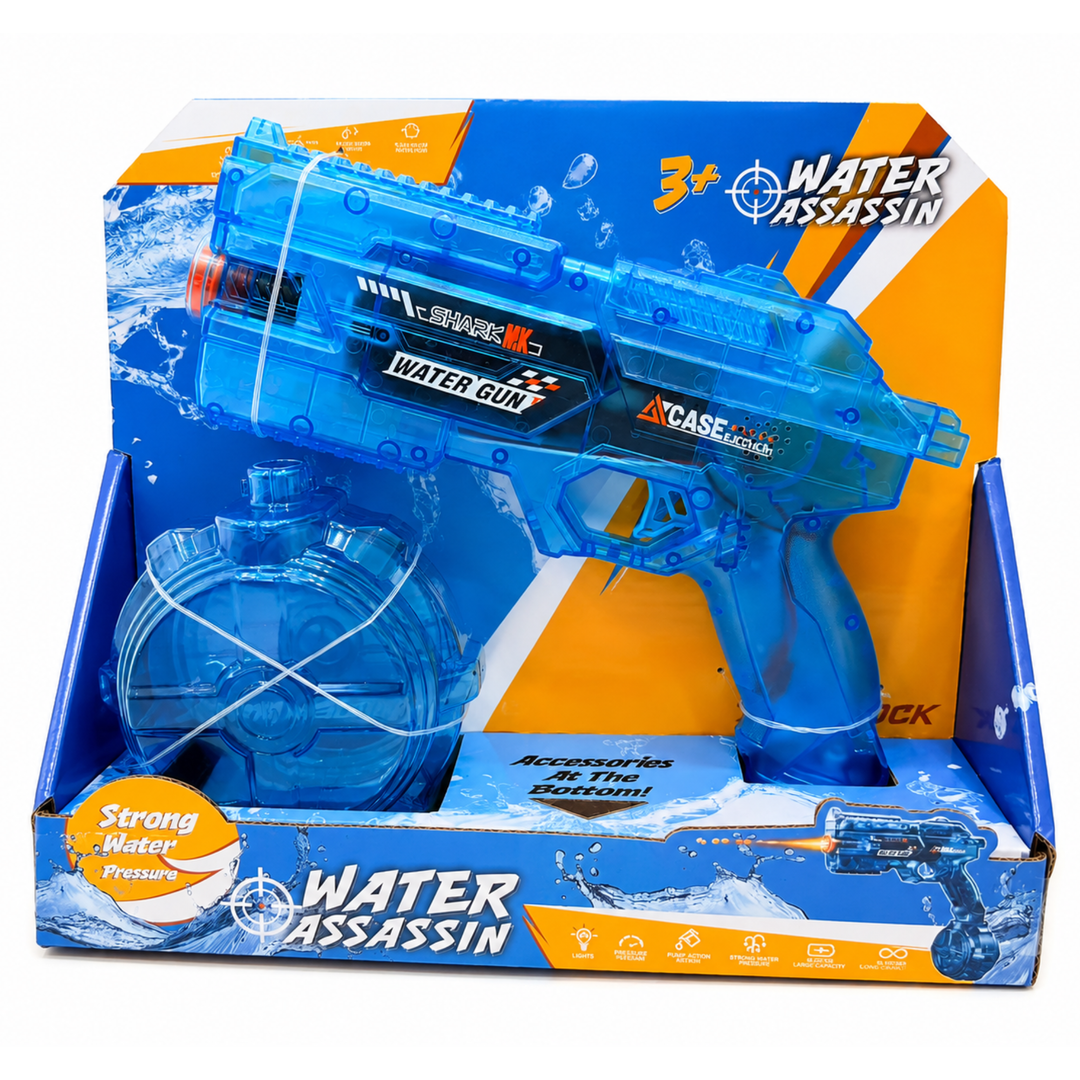 Water Assassin BLICK XP water blaster package