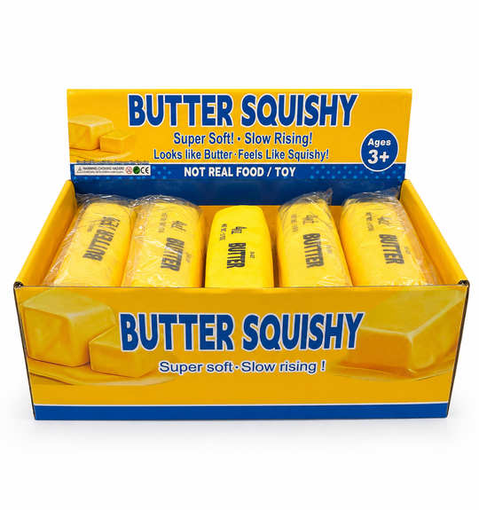 Soft Rubber Butter Squishy TPR