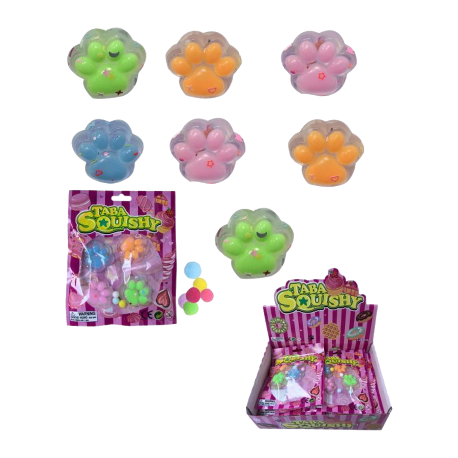 TABA Squishy Little Cat Paw 4PC/Bag