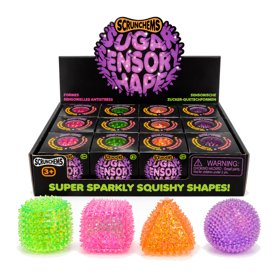 Scrunchems Sugar Sensory Shapes Squishy Toy