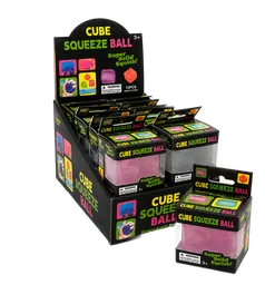Transparent Sugar Cube Squeeze Ball - Toy Master