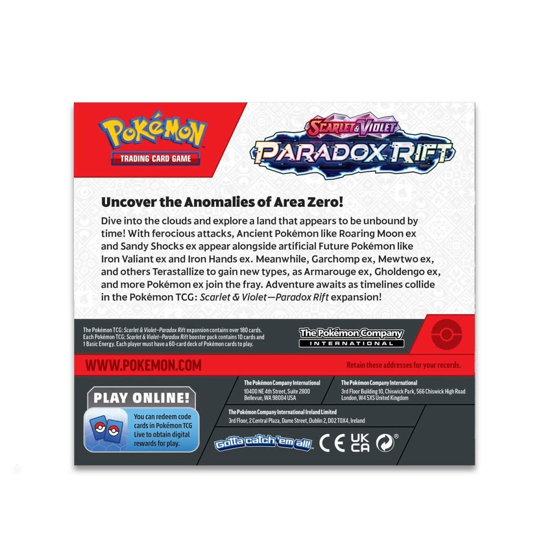 Pokemon TCG: Paradox Rift Scarlet & Violet Factory Sealed Booster Box SV04 (36 Packs)