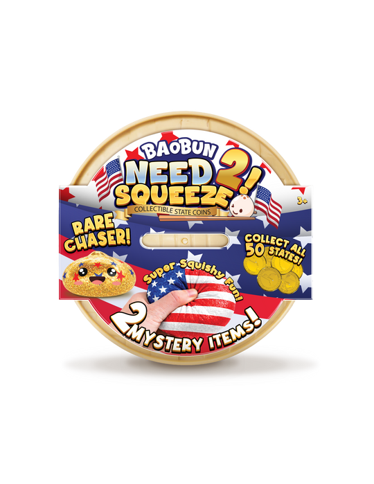 Happy Birthday America Bao Bun front packaging with patriotic collectible design