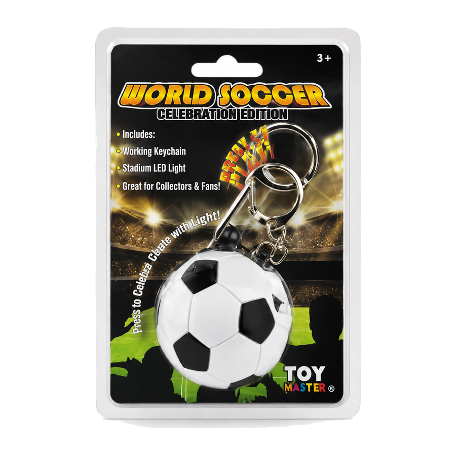 World Soccer Celebration Keychain