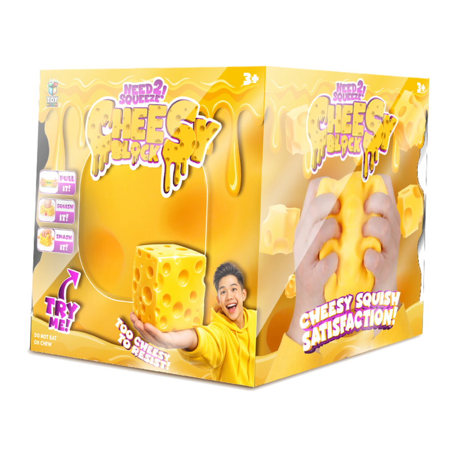 Jumbo Cheese 11 cm Squishy Toy