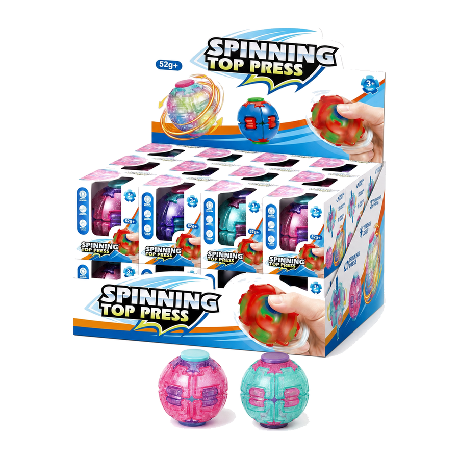 Spinning Top Press with Light