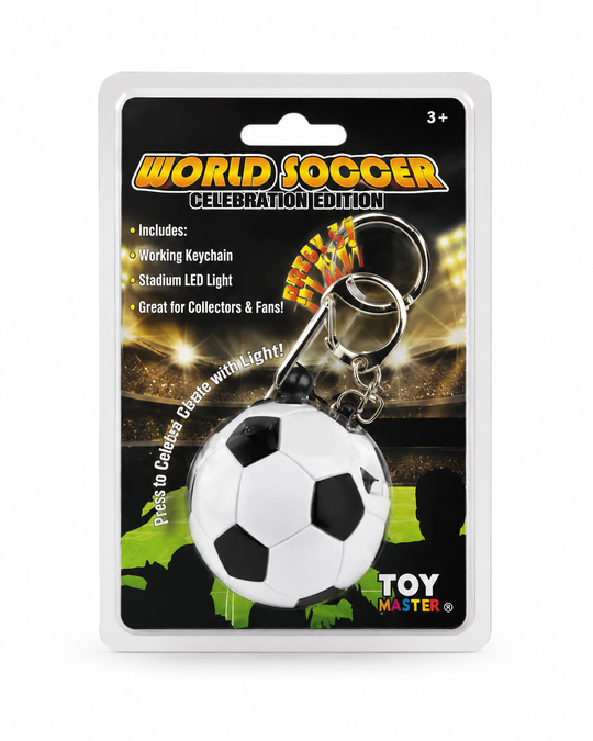Toy Master World Soccer Celebration Keychain