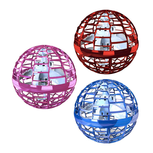 Cosmic Halo Wireless Drone, Small Size, Neon LED Lights Extreme Fun! - Pack of 1 TOY MASTER CO.