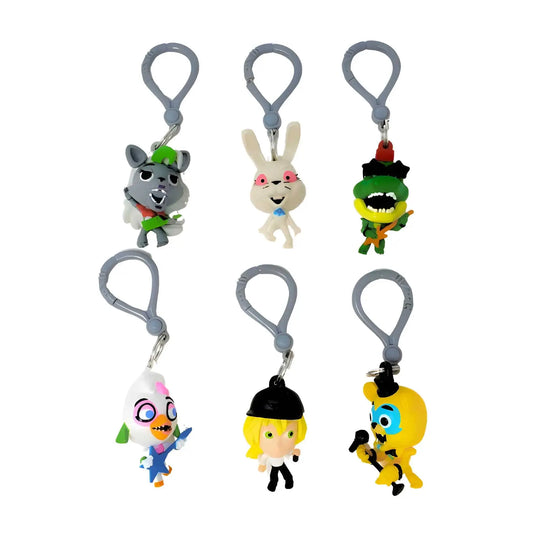 Five Nights at Freddy's Security Breach Series 2 Backpack Hangers - Collectible Figurines Set - Pack of 1 TOY MASTER CO.