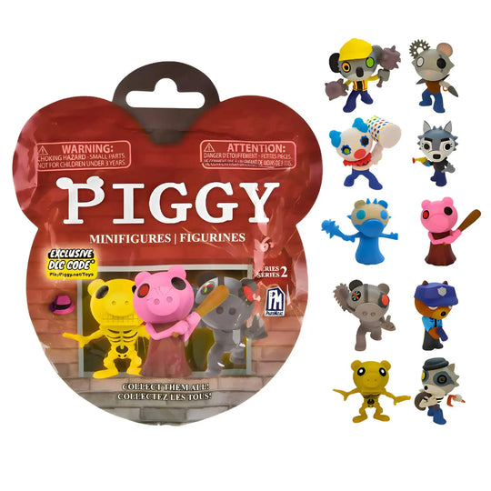 Roblox Piggy Figurines Season 2 Backpack Hanger Mystery Keychain - Pack of 1 XPRS