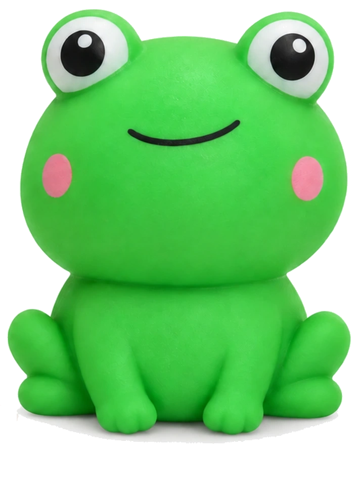 Jumbo Squeezy Frog 420g Squishy — example toy
